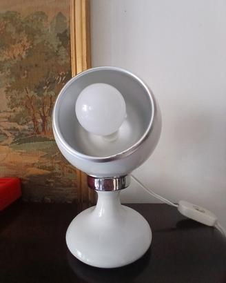 lampada da tavolo space age ball eye anni 60