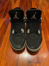 Nike Jordan 4 black Canvas