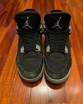 Nike Jordan 4 black Canvas