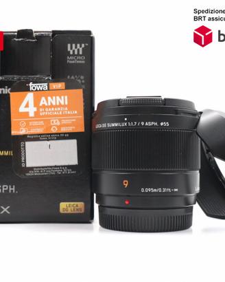 Panasonic Leica DG Summilux 9 F1.7 ASPH (Panasonic