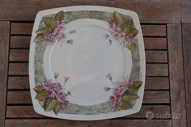 Piatto decorativo da portata dipinto a mano