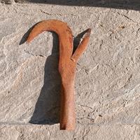 Roncola in ferro battuto