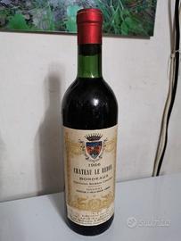 Chateau Le Redon 1966 - Vino rosso Bordeaux France