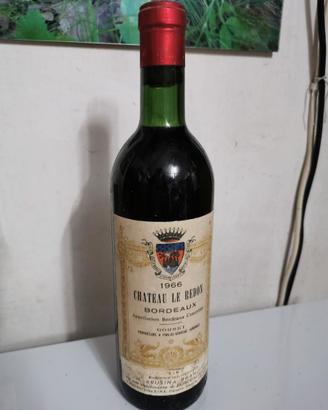 Chateau Le Redon 1966 - Vino rosso Bordeaux France