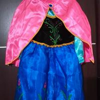 Costume carnevale Anna di frozen nuovo