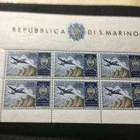 Foglietto di San Marino raro 1954