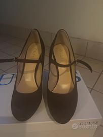 Décolleté Guess originali in camoscio marrone  38