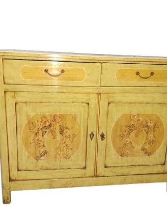 Credenza in legno massello stile Arte Povero 2ante