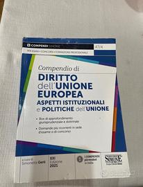 Compendio di diritto dell’Unione Europea, edizione