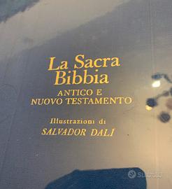Sacra bibbia 1973 rizzoli con salvador dalì