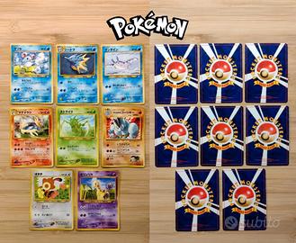 8 Carte Pokémon Edizioni Miste JAP