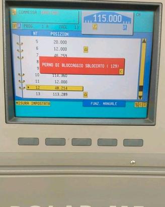 monitor LCD 10" Polar mohr originale tagliacarte 