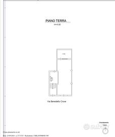Magazzino mq 65 più corte esterna