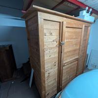 Casetta in legno porta attrezzi