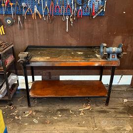 BANCO DA LAVORO GARAGE OFFICINA VINTAGE