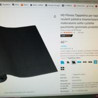 tappeto in gomma nero