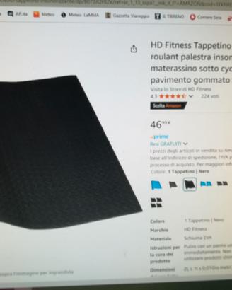 tappeto in gomma nero