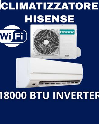 CLIMATIZZATORE HISENSE 18000 BTU INVERTER WI FI