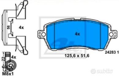 Pastiglie Ford Fiesta