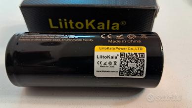 2 Batterie 26650 ricaricabile