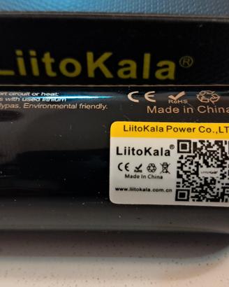 2 Batterie 26650 ricaricabile