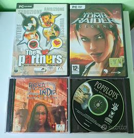 Lotto 4 Giochi PC Vintage Retrogame 