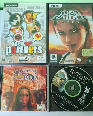 Lotto 4 Giochi PC Vintage Retrogame 