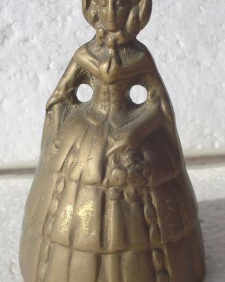 CAMPANA FORMA DI DAMA DELL’ 800 OTTONE BRUNITO/182