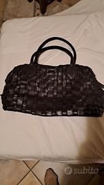 borsa in pelle testa di moro