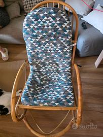 Sedia a dondolo Bamboo