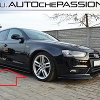 Coppia splitter minigonne per Audi A4 B8 2007 2015