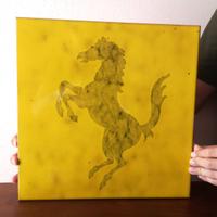 FERRARI  Mattonella in ceramica Ferrari Anni 80/90