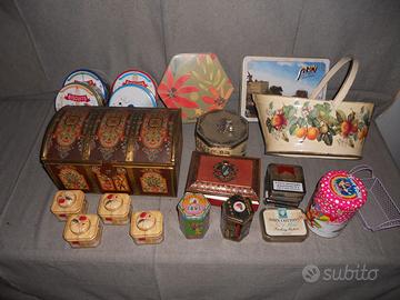 Scatole/oggetti in latta