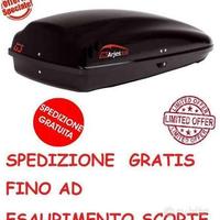 Box portatutto auto G3 Arjes 320 NERO LUCIDO