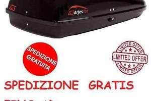 Box portatutto auto G3 Arjes 320 NERO LUCIDO