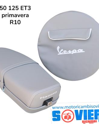 Sella Lunga e Copriruota Grigio Rigo Bianco Ruota 