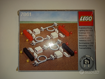 Luci treno Lego anni 80 - 7861