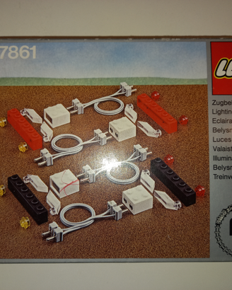 Luci treno Lego anni 80 - 7861