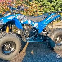 NUOVO QUAD 125cc R8 MAXI BLU CON PORTAPACCHI