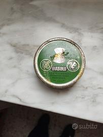 scatola di metallo da collezione