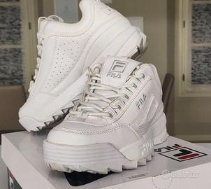 Scarpe fila disruptor on sale bianche