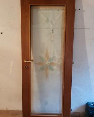Set 2 porte in legno