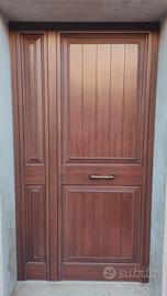 Portone in alluminio completo