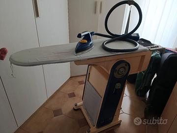 tavolo da stiro completo di ferro da stiro 