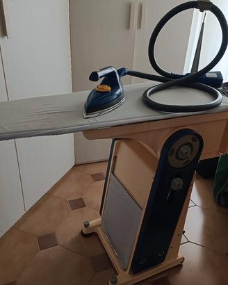 tavolo da stiro completo di ferro da stiro 
