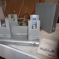 Impianto stereo 5.1 philips home theater HTS 5000w