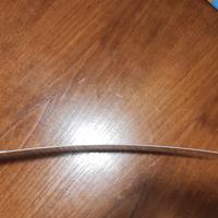 Mensola curva in metallo 