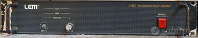 Finale di potenza amplificatore LEM 2-420