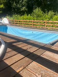 Piscina intek 8x 4 h 1,50 conmpletamente rivestita