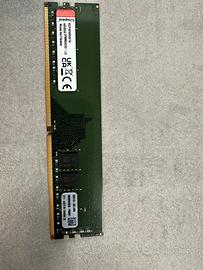 1 banco RAM Kingston 16GB DDR4 2666